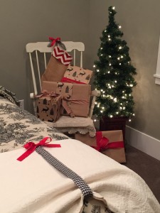 Christmas in the guest room