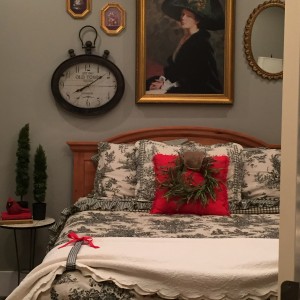 Christmas guest room