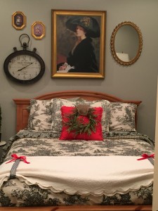 Christmas guest room