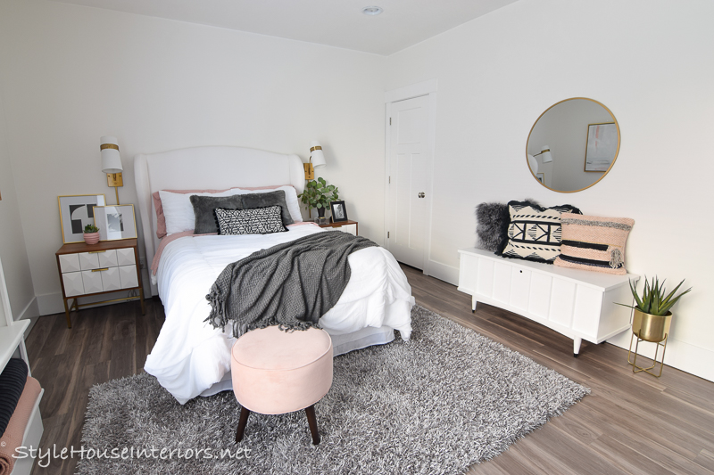 Boho Glam White Bedroom Makeover One Room Challenge Reveal