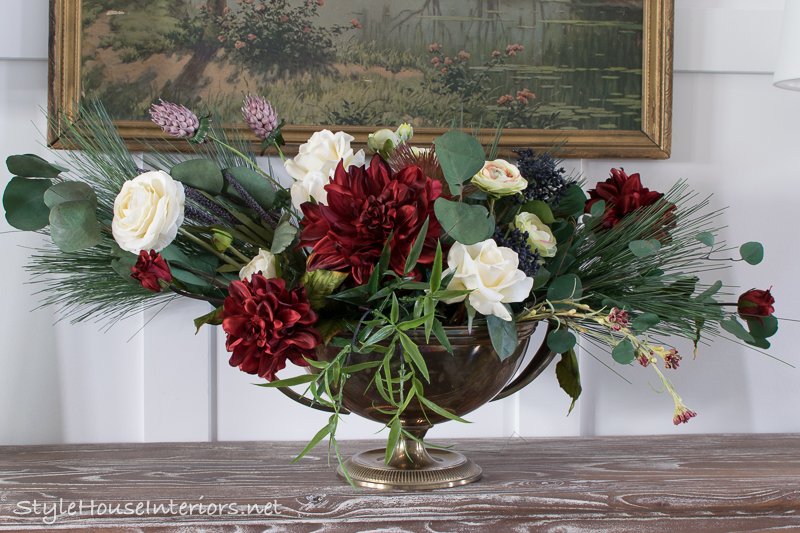 Best Christmas Faux Flowers and Artificial Greenery - Caitlin Marie Design